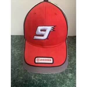 Kasey Kahne #9 Dodge Logo NASCAR hat Cotton Adjustable Black Red Plus NASCAR PIN